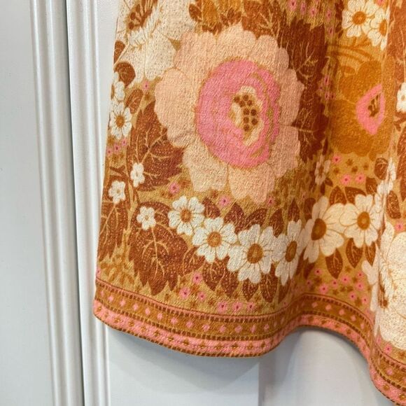 Spell and the Gypsy Collective Anne Jumpsuit Peach Size Medium Organic Cotton - Picture 5 of 10